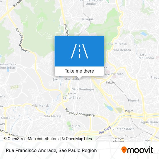 Rua Francisco Andrade map