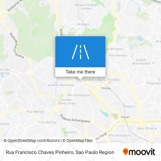 Mapa Rua Francisco Chaves Pinheiro