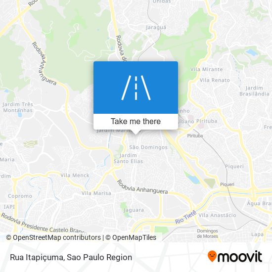 Rua Itapiçuma map