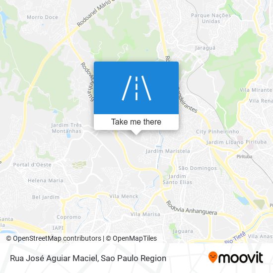 Mapa Rua José Aguiar Maciel