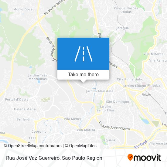 Rua José Vaz Guerreiro map