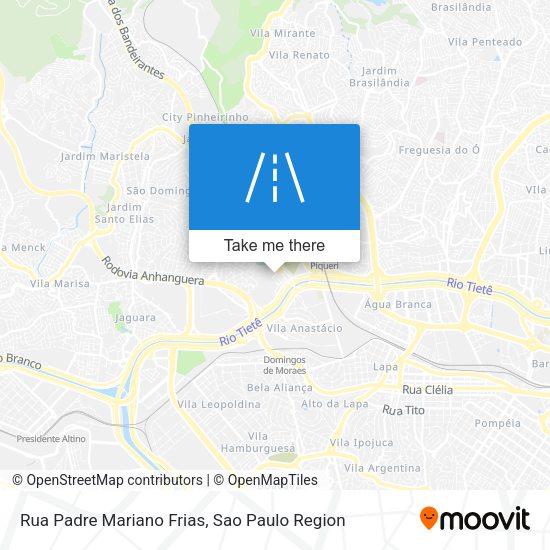 Rua Padre Mariano Frias map