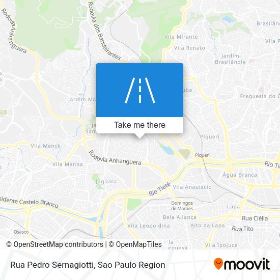 Rua Pedro Sernagiotti map