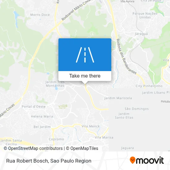 Rua Robert Bosch map