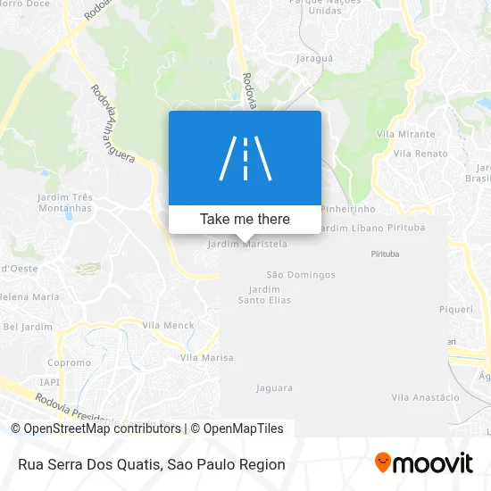 Rua Serra Dos Quatis map