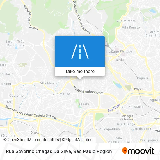 Rua Severino Chagas Da Silva map