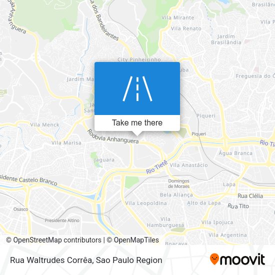 Rua Waltrudes Corrêa map