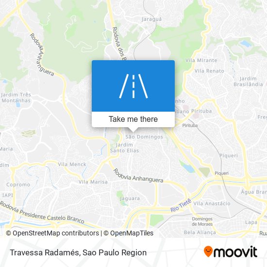 Travessa Radamés map