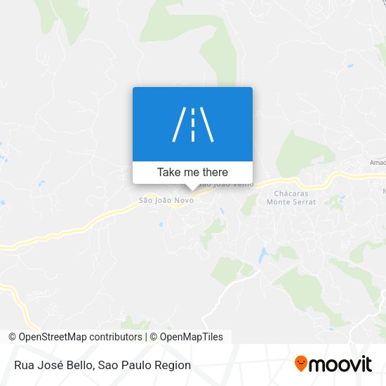 Rua José Bello map