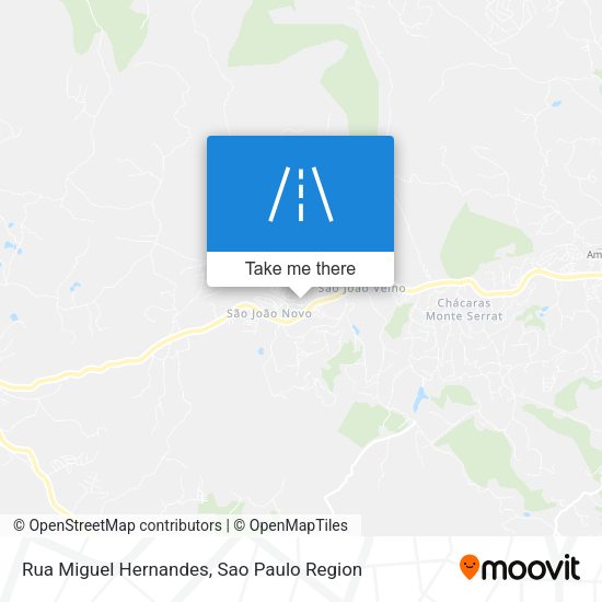 Rua Miguel Hernandes map