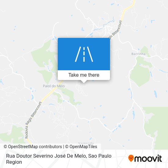 Rua Doutor Severino José De Melo map