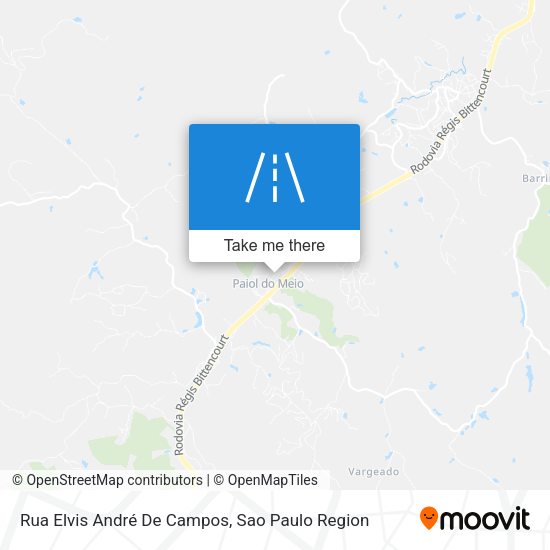 Rua Elvis André De Campos map