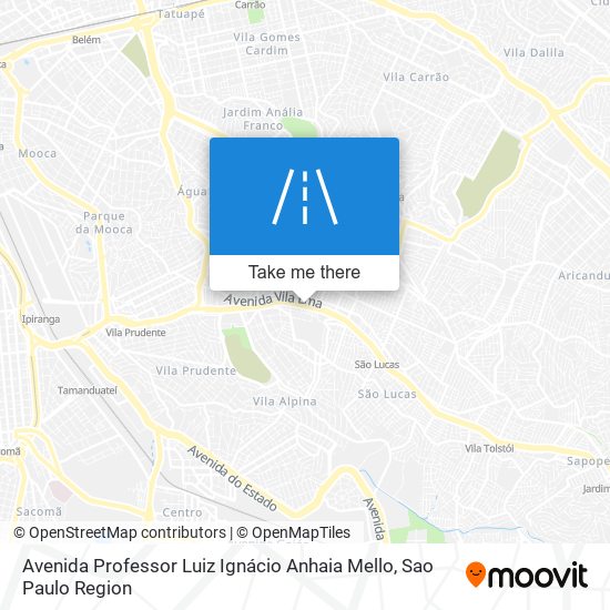 Avenida Professor Luiz Ignácio Anhaia Mello map