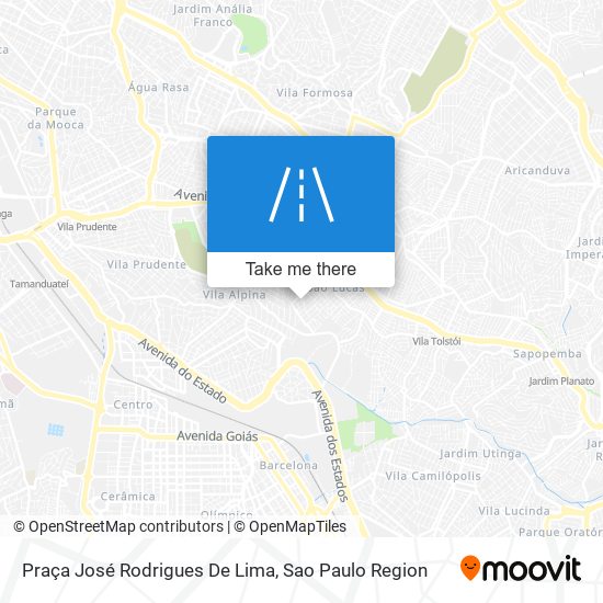 Mapa Praça José Rodrigues De Lima