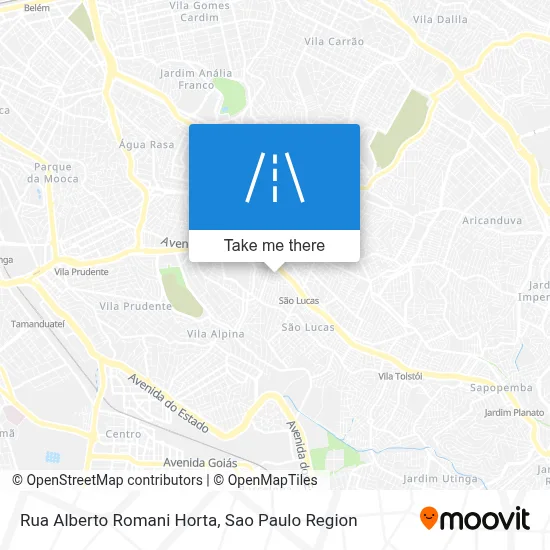 Rua Alberto Romani Horta map