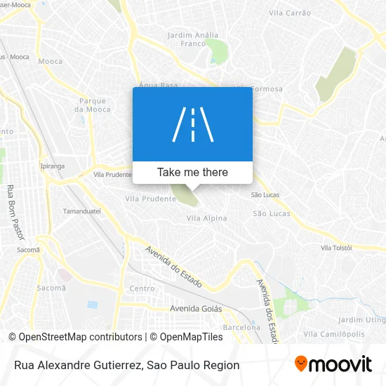 Rua Alexandre Gutierrez map