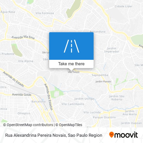 Rua Alexandrina Pereira Novais map