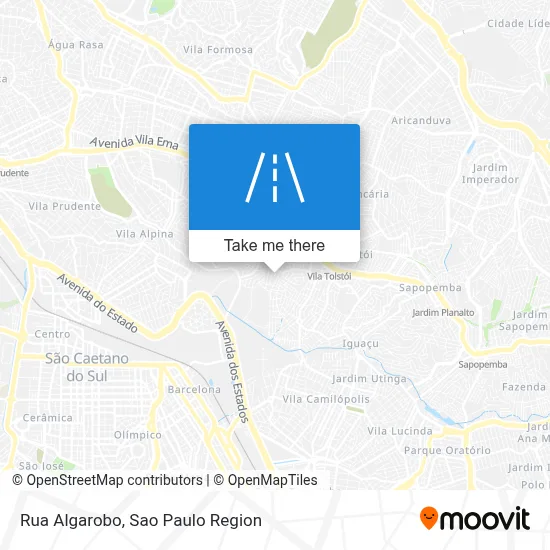 Rua Algarobo map