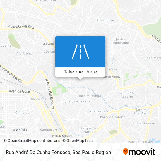 Mapa Rua André Da Cunha Fonseca