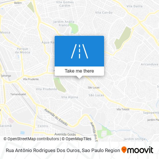 Rua Antônio Rodrigues Dos Ouros map