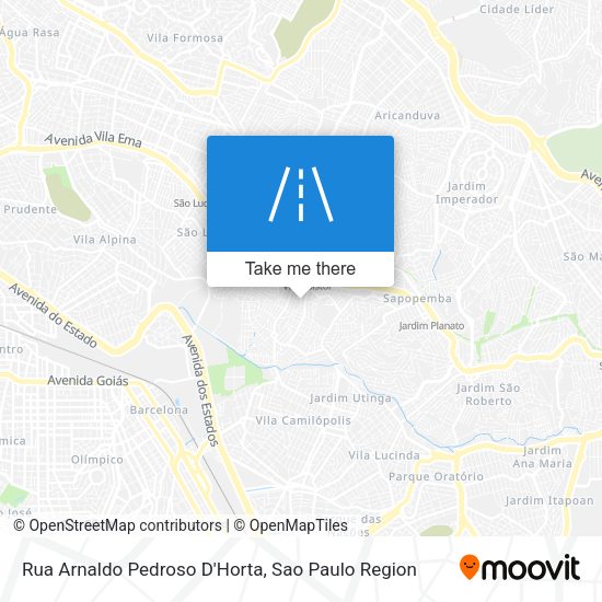 Rua Arnaldo Pedroso D'Horta map