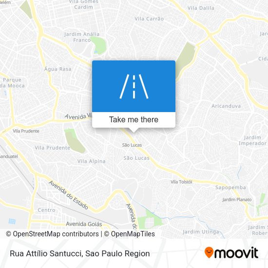 Rua Attílio Santucci map