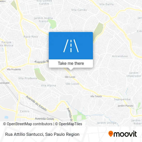 Rua Attílio Santucci map