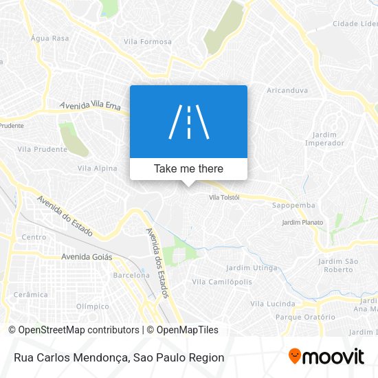 Rua Carlos Mendonça map