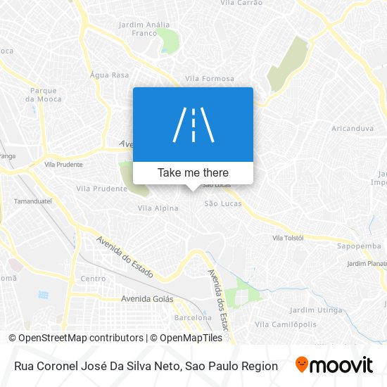 Mapa Rua Coronel José Da Silva Neto