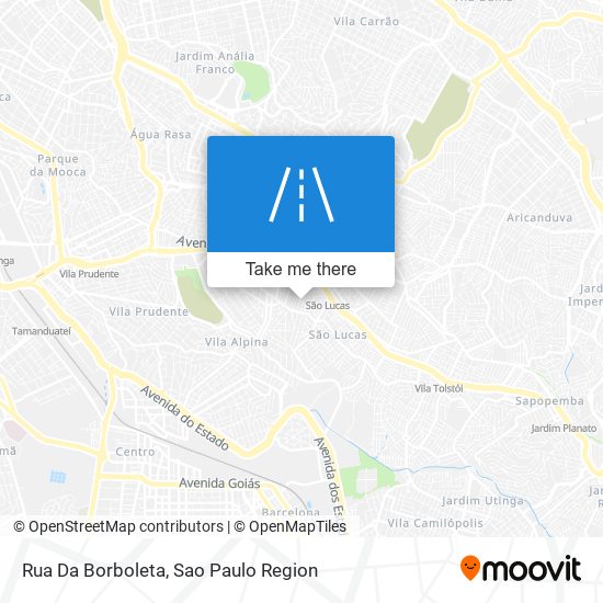 Mapa Rua Da Borboleta