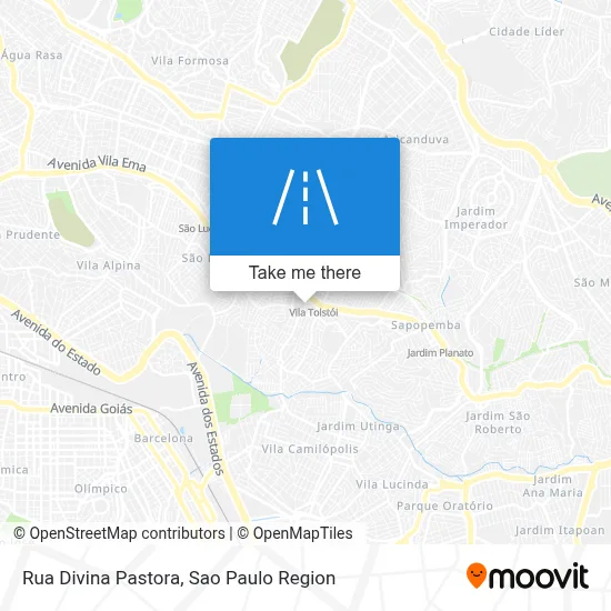 Rua Divina Pastora map