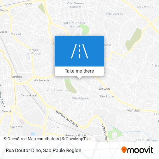 Rua Doutor Dino map