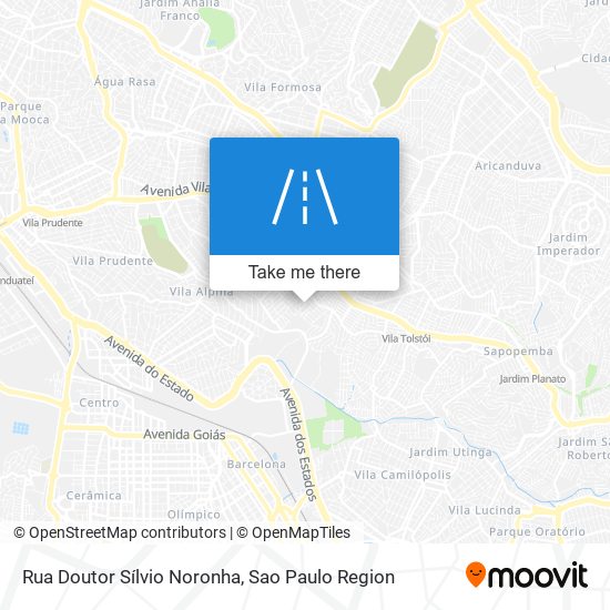 Rua Doutor Sílvio Noronha map