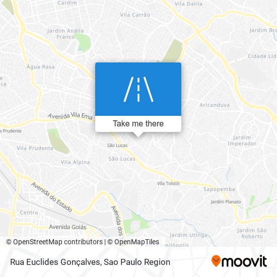 Rua Euclides Gonçalves map