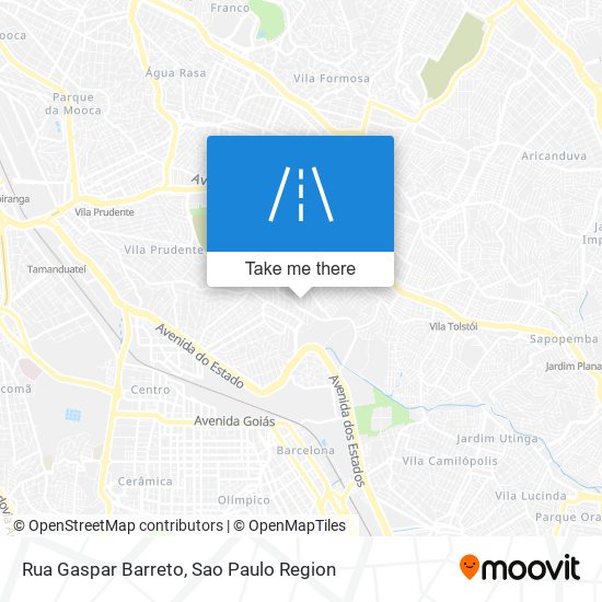 Rua Gaspar Barreto map