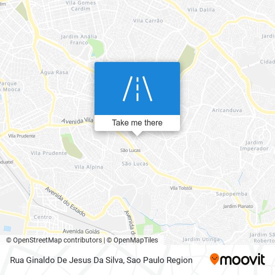 Mapa Rua Ginaldo De Jesus Da Silva