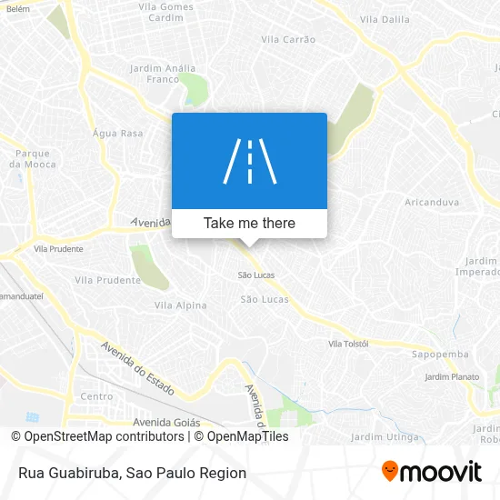 Rua Guabiruba map