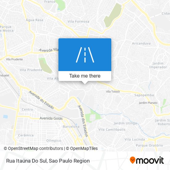 Mapa Rua Itaúna Do Sul