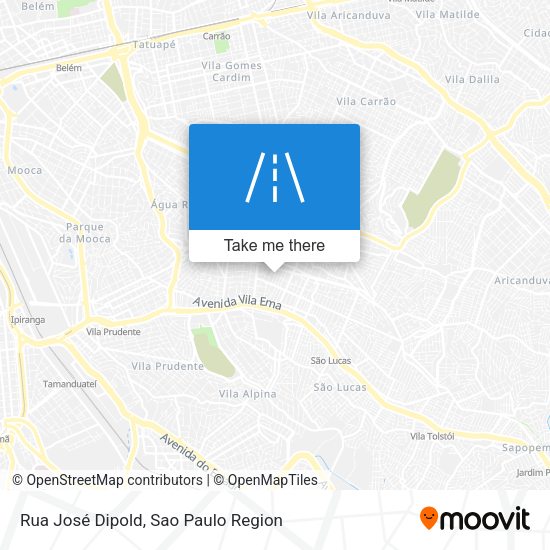 Rua José Dipold map