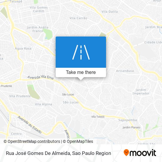 Mapa Rua José Gomes De Almeida