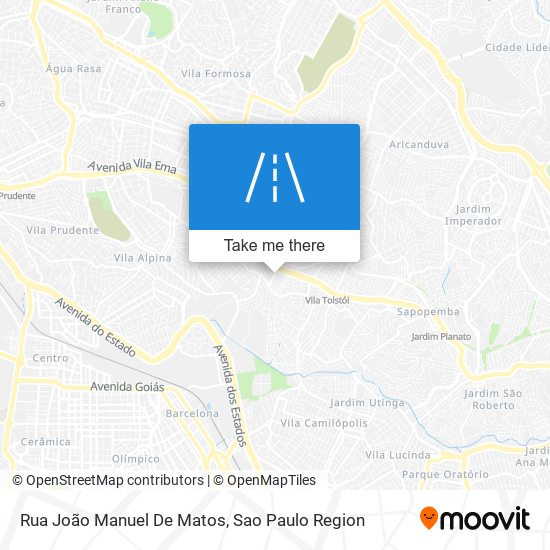 Rua João Manuel De Matos map