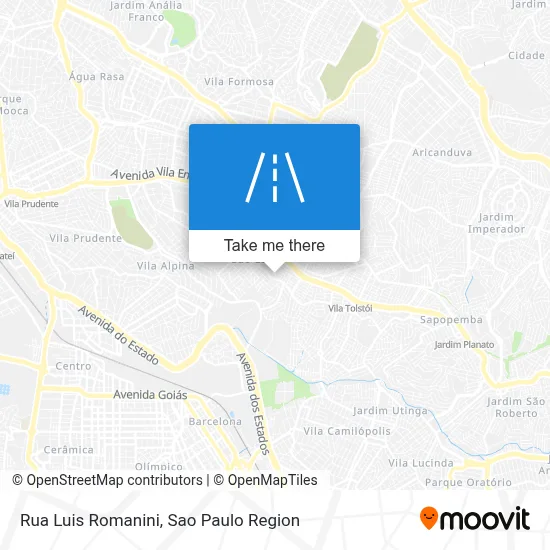 Rua Luis Romanini map