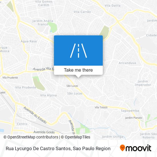 Rua Lycurgo De Castro Santos map