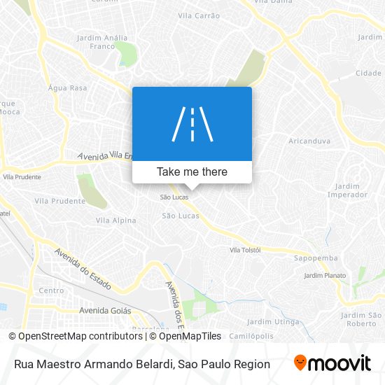 Rua Maestro Armando Belardi map