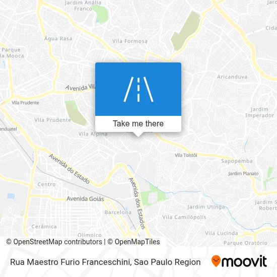 Rua Maestro Furio Franceschini map