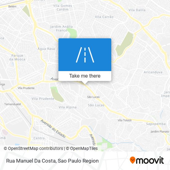 Mapa Rua Manuel Da Costa