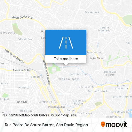 Mapa Rua Pedro De Souza Barros