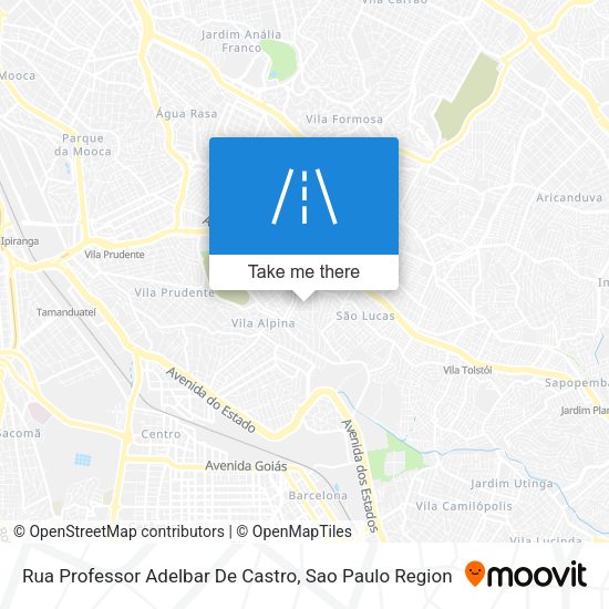 Rua Professor Adelbar De Castro map