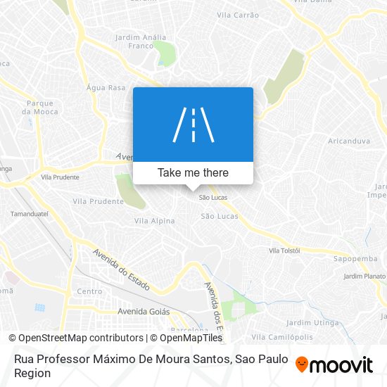 Rua Professor Máximo De Moura Santos map