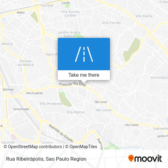 Rua Ribeirópolis map